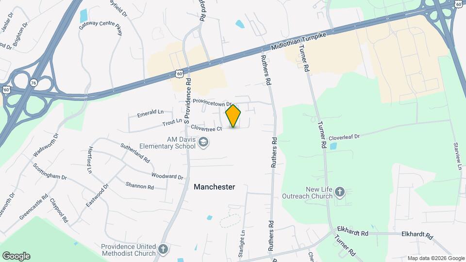 8001 Clovertree Ct Map and Location Details