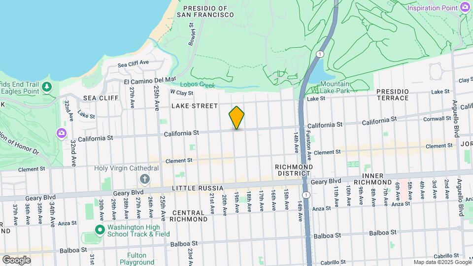 5645-5657 California St Map and Location Details