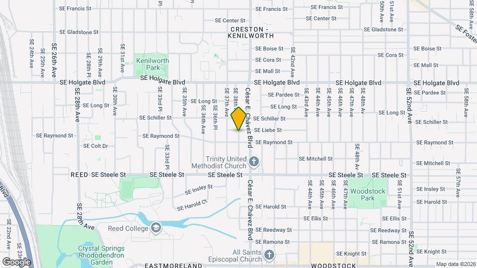 4915 SE 38th Ave Map and Location Details