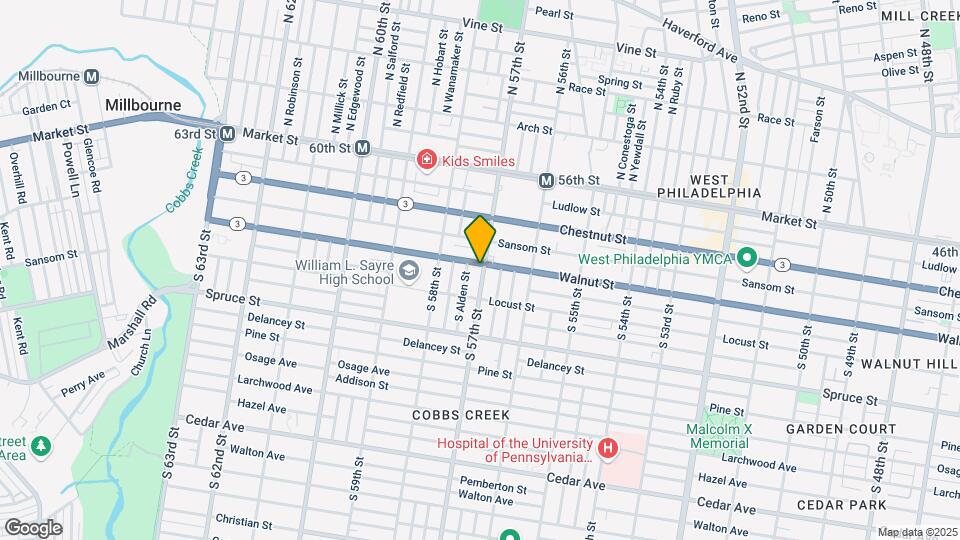 5700 Walnut St Map and Location Details