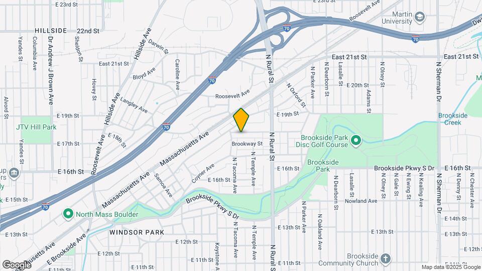 2523 E 18th St Map and Location Details