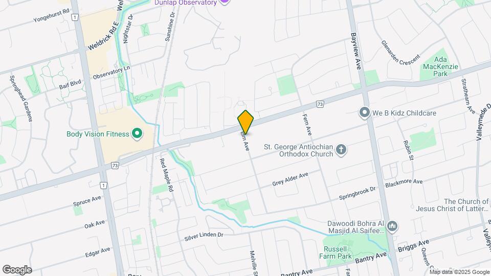 83 Elm Ave Map and Location Details