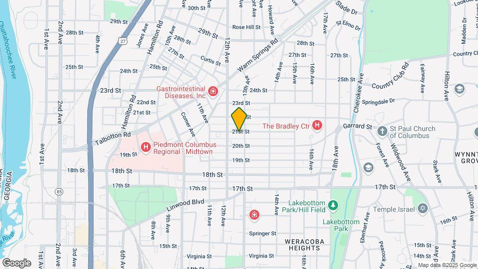 1220 21st St Map and Location Details