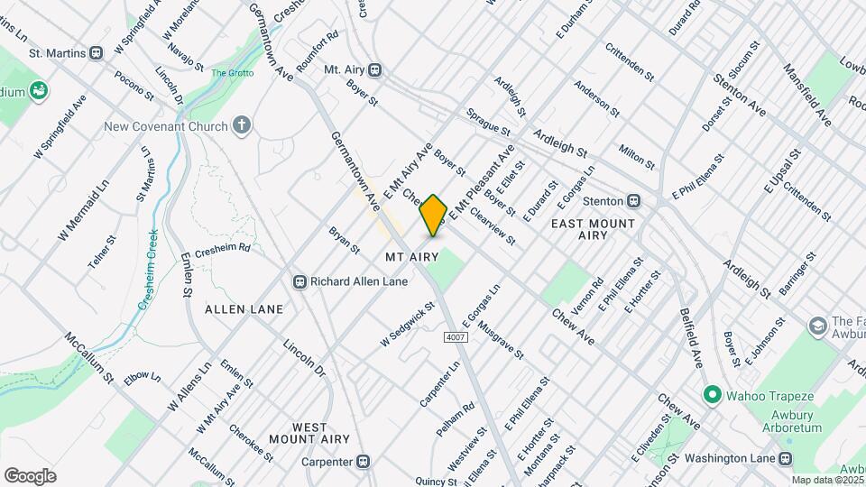 24 E Mt Pleasant Ave Mapa y Detalles de la Ubicación