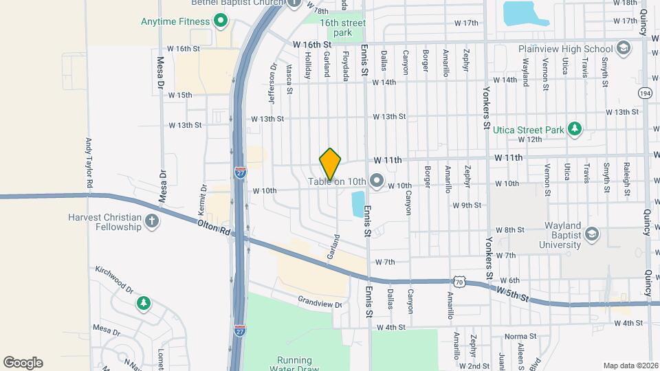 3402 W 10th Map and Location Details