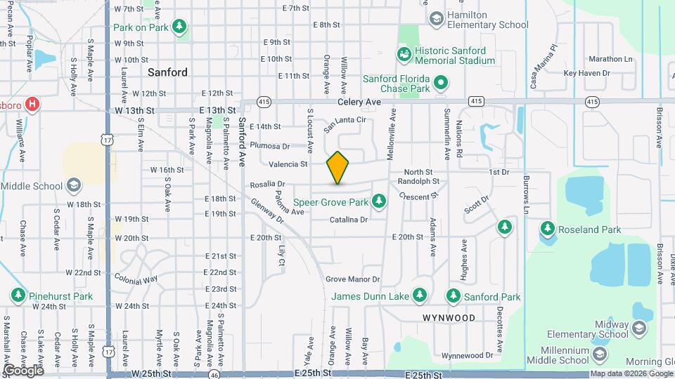 815 Rosalia Dr Map and Location Details