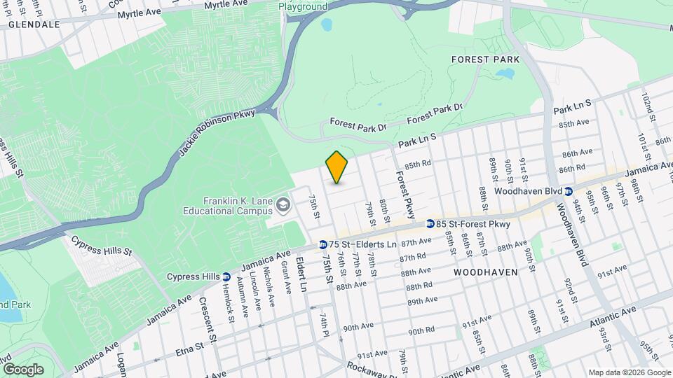 76-19 85th Dr Map and Location Details