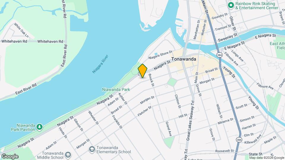 196 Adam St, Unit 1 st Front Map and Location Details