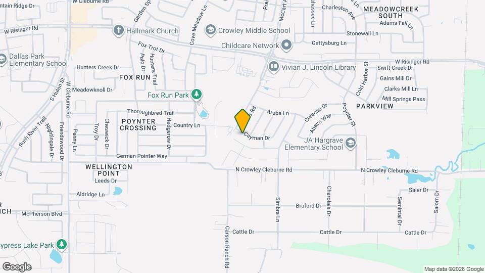 3613 Cayman Dr Map and Location Details