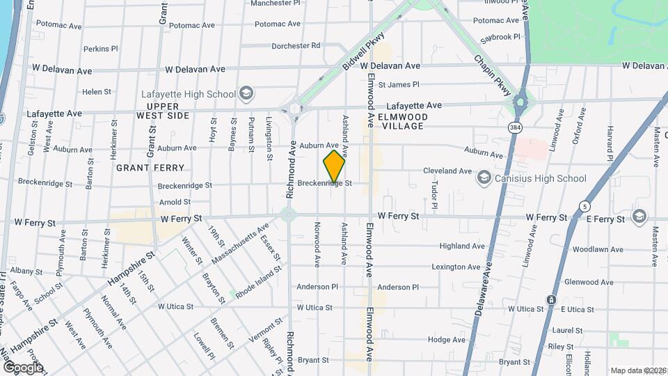 589 Breckenridge St Map and Location Details