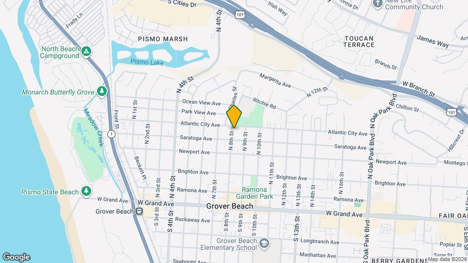 562 N 8th St Map and Location Details