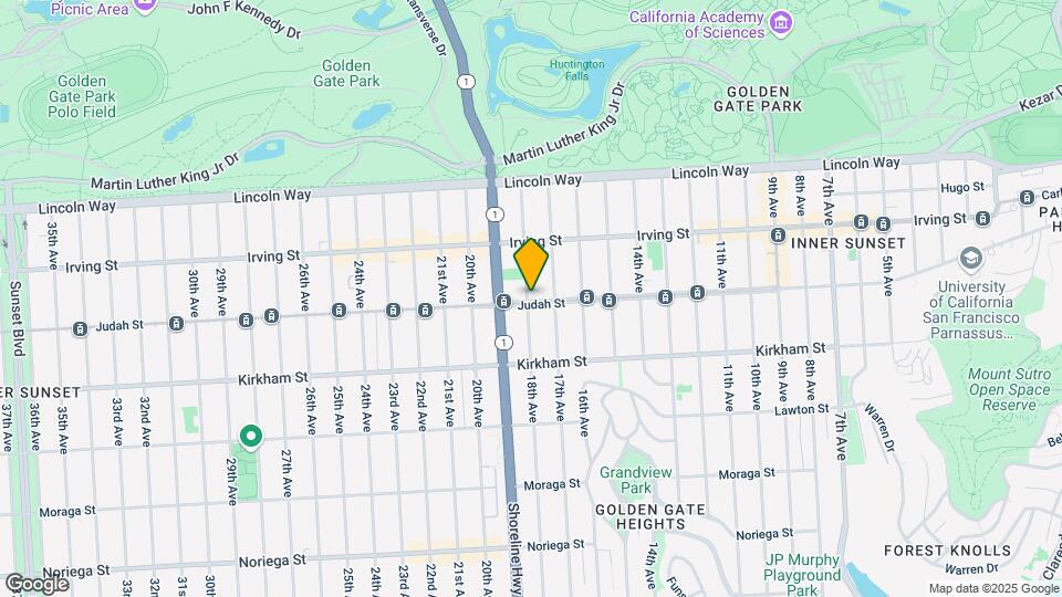 1398 18th Ave Map and Location Details