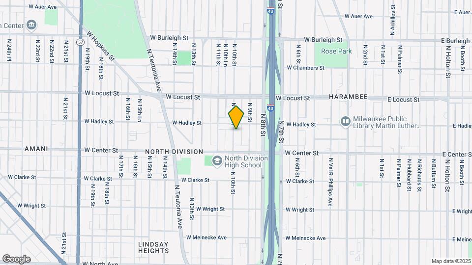 2758-2760-2760 N 10th St Map and Location Details