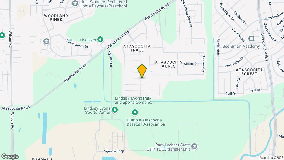 16806 Atascocita Bend Dr Map and Location Details