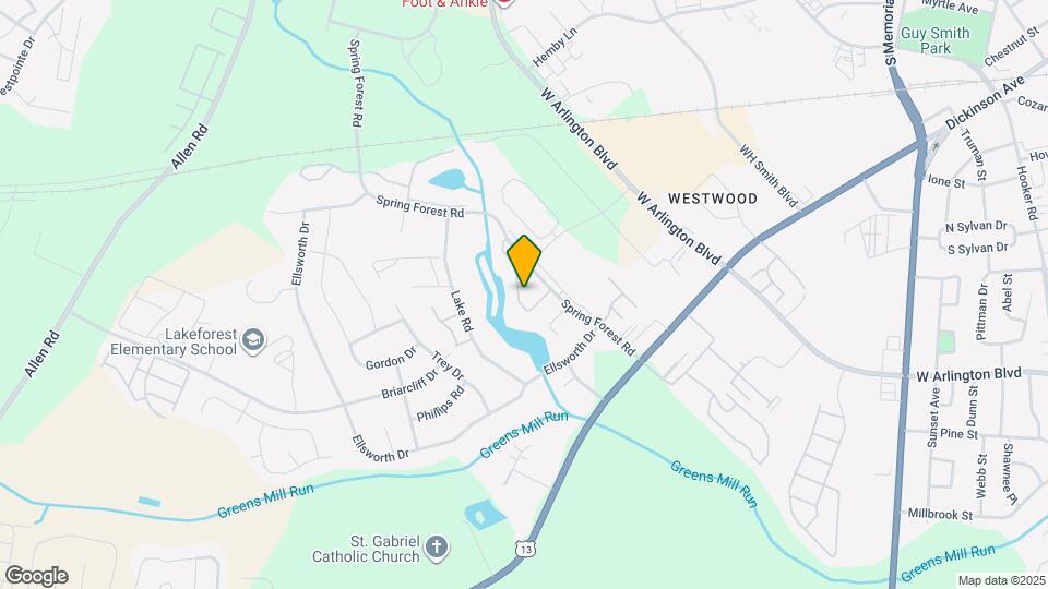 902-K-8 Spring Forest Rd Map and Location Details