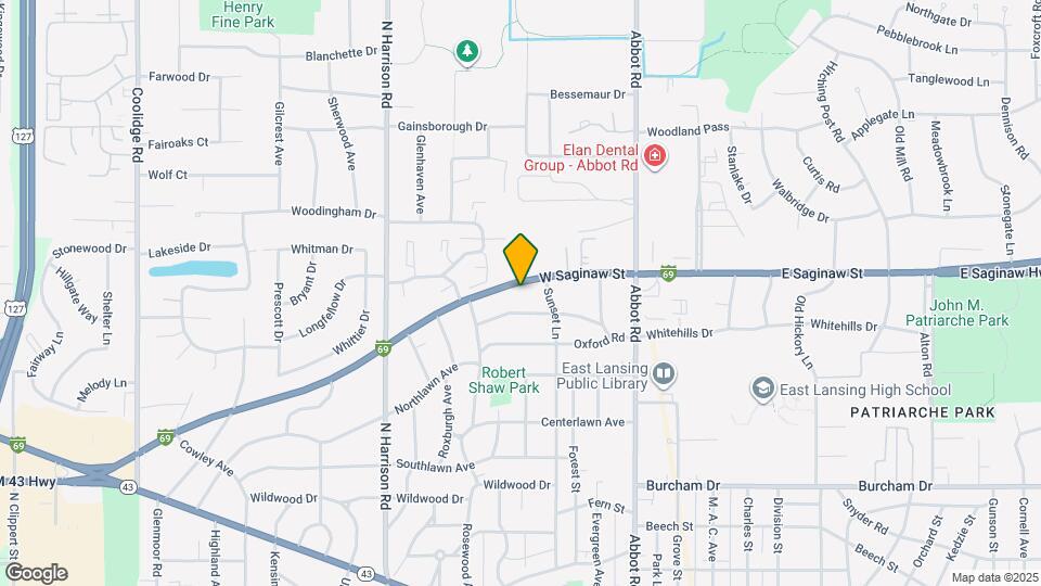 331 W Saginaw St Map and Location Details