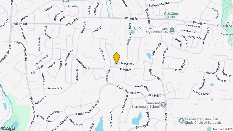 1108 Amberglen Dr Map and Location Details