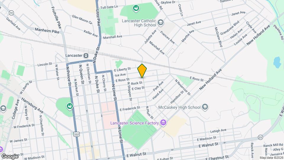 826 N Plum St Map and Location Details