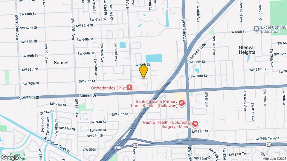 8951 SW 72nd St Map and Location Details