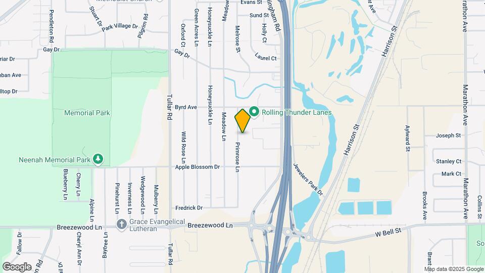1242 Primrose Ln Map and Location Details