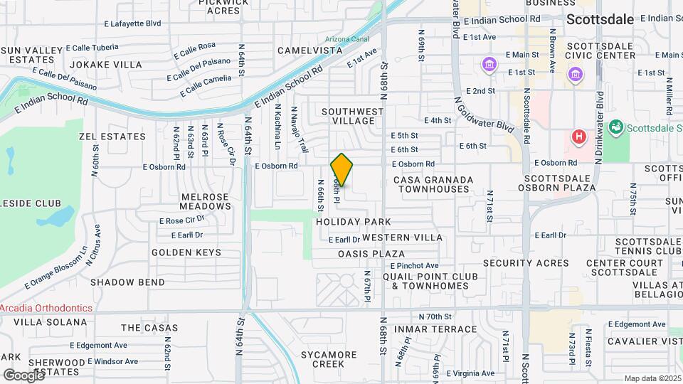 3307 N 66th Pl Map and Location Details