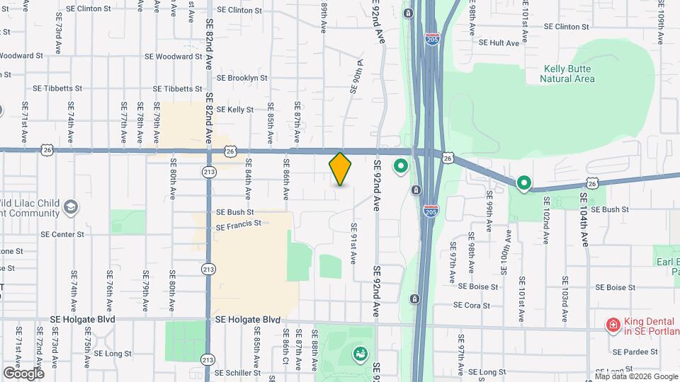 8927 SE Rhone St Map and Location Details