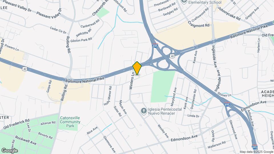 5926 Old Frederick Rd Map and Location Details