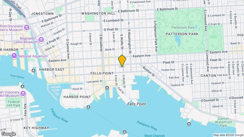 620 S Wolfe St Map and Location Details