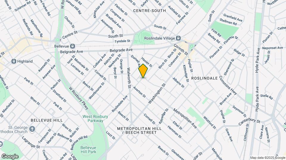 136 Roslindale Ave, Unit #1 Map and Location Details