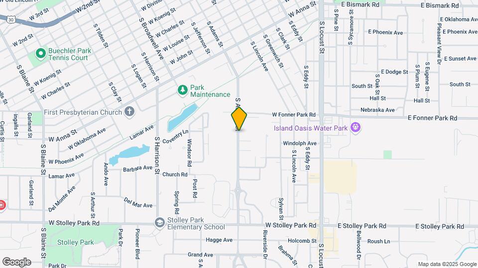 1323 South St Map and Location Details