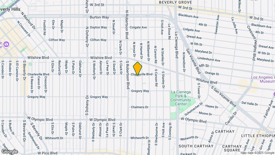 204 S Arnaz Dr Map and Location Details