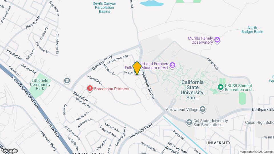 5344 N Alumni Ln Map and Location Details