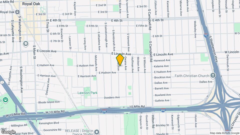 1007 Etowah Ave Map and Location Details