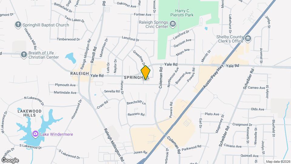 3450 Glenshaw Dr Map and Location Details