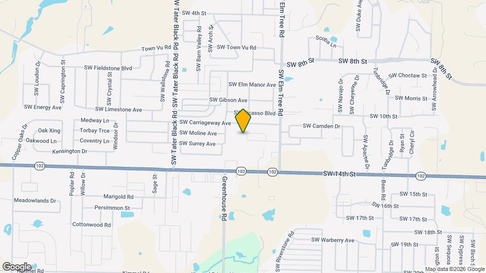 3508 SW Landau Ct Map and Location Details