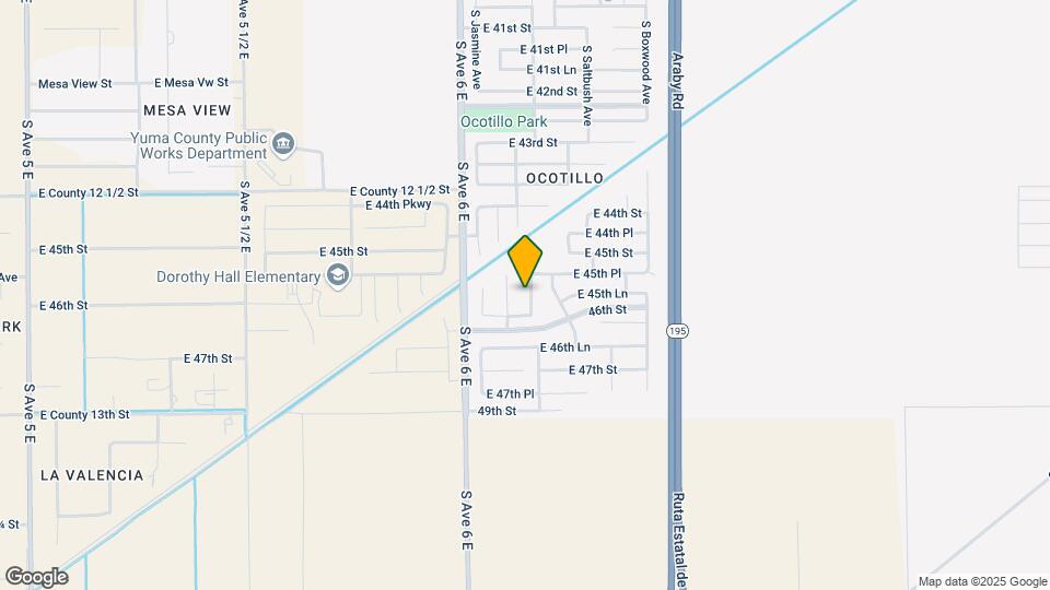 4558 S Jojoba Ave Map and Location Details