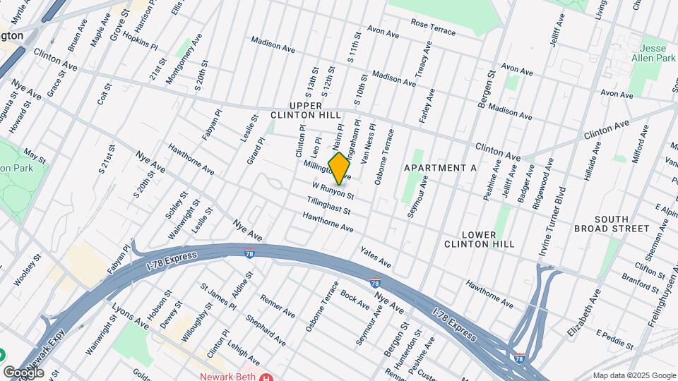279 W Runyon St-Unit -2 Map and Location Details