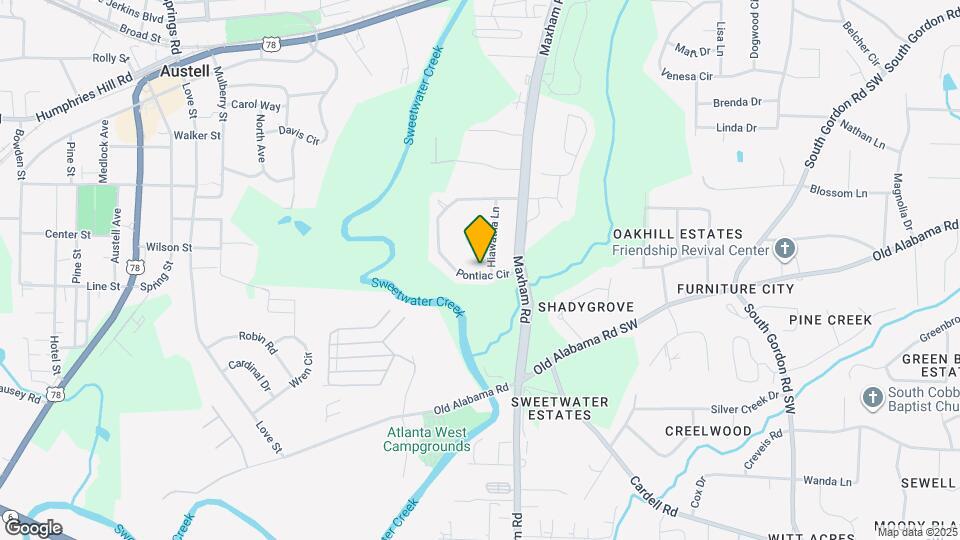 1151 Pontiac Cir Map and Location Details