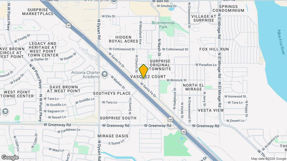 15841 N Sunny Ln Map and Location Details