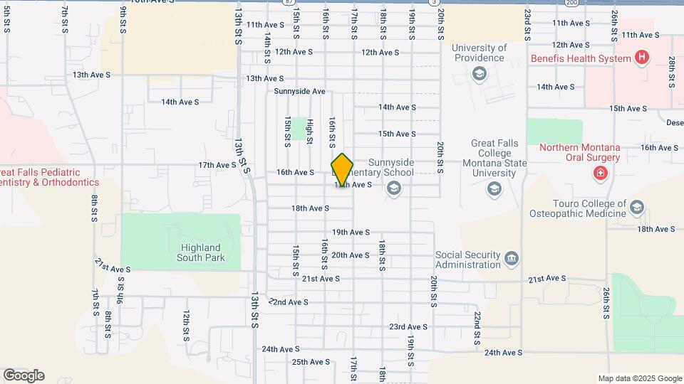 1620 17th Ave S Map and Location Details
