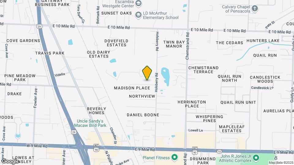 670 Edith Ln Map and Location Details