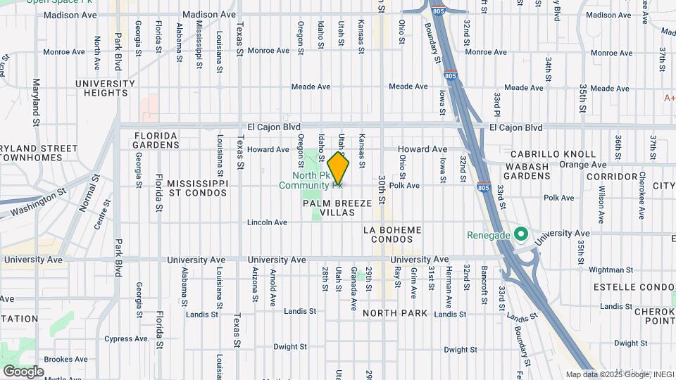 2835 Polk Ave Mapa y Detalles de la Ubicación