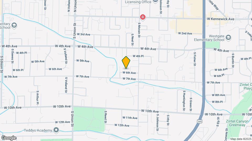 3708 W 6th Ave Map and Location Details