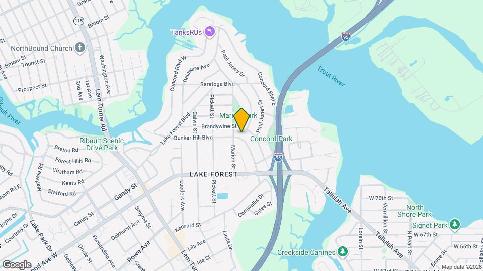 885 Bunker Hill Blvd Map and Location Details