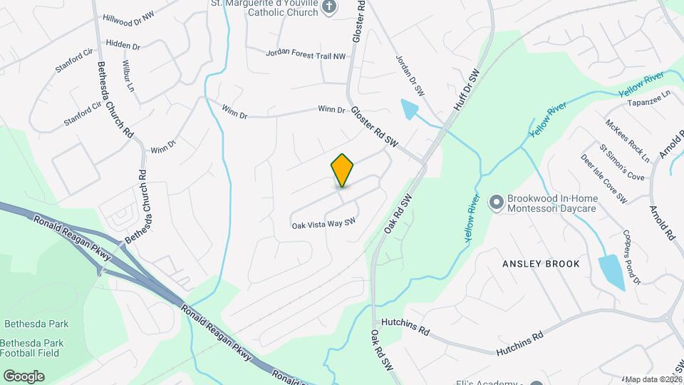 3243 Oak Vista Way SW Map and Location Details