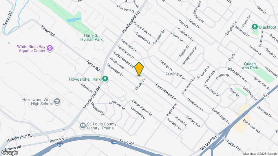 805 Holiday Ave Map and Location Details