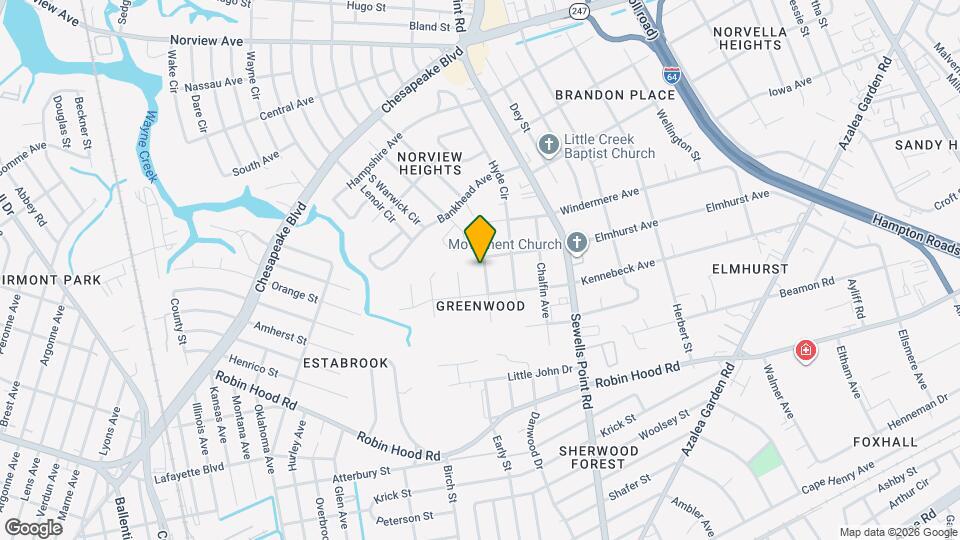 3221 Locust Ave Map and Location Details