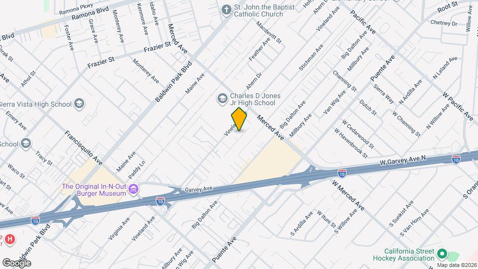 3245 Stichman Ave Map and Location Details