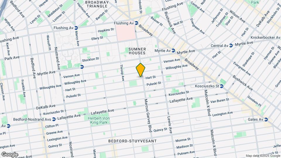 277 Hart St Mapa y Detalles de la Ubicación