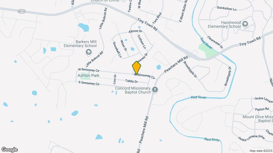 3216 N Senseney Cir Map and Location Details